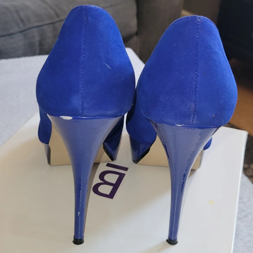 BAKERS Shoes Style Eryn Blue Platform Pumps - Picture 11 of 12